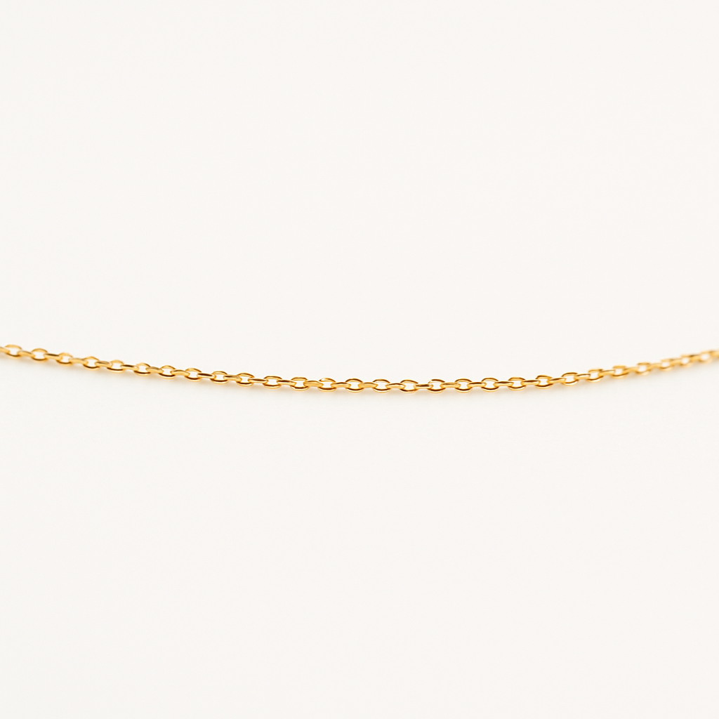 Chaîne en or 18 carats - Forçat diamantée