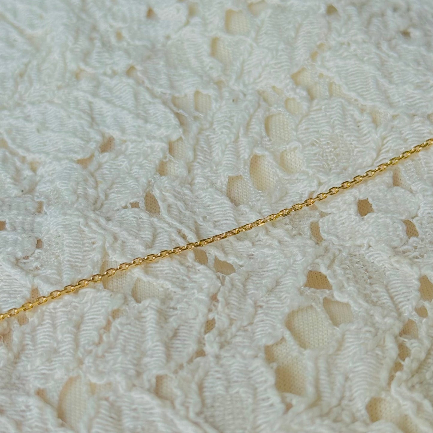 Chaîne en or 18 carats - Forçat diamantée