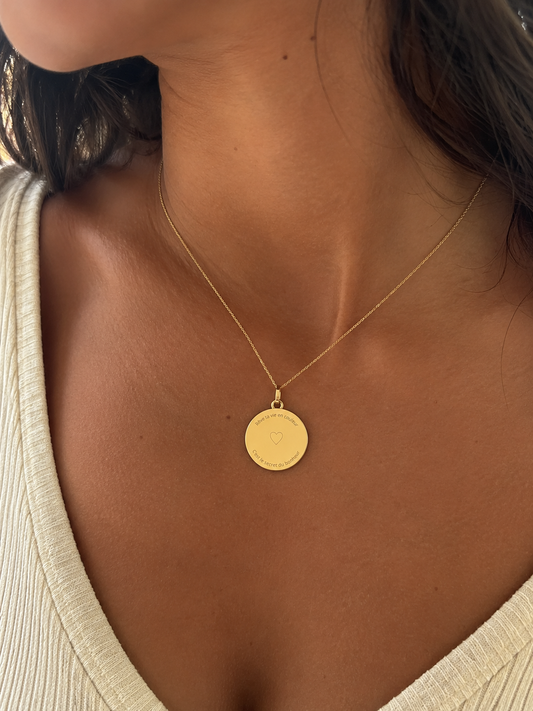 Matala - Médaille en or 18 carats personnalisable | Médalhia