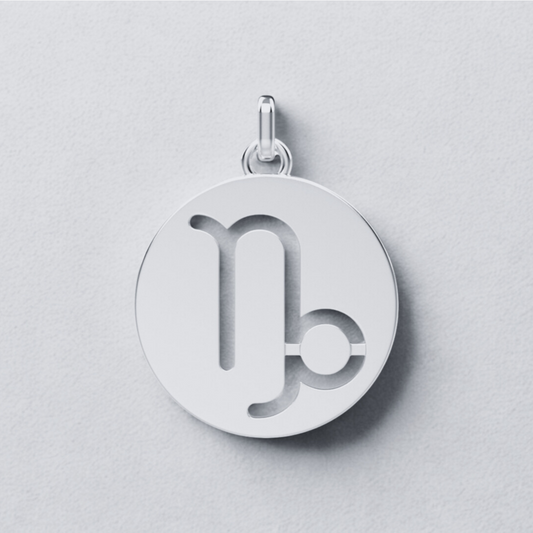 Médaille Capricorne - Signe astrologique or 18 carats ajouré | Médalhia