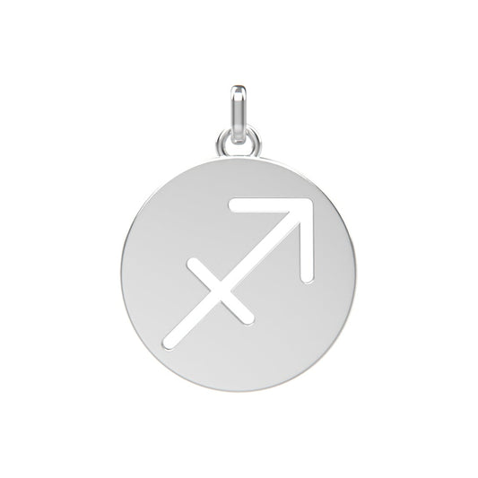 Médaille Sagittaire - Signe astrologique or 18 carats ajouré | Médalhia
