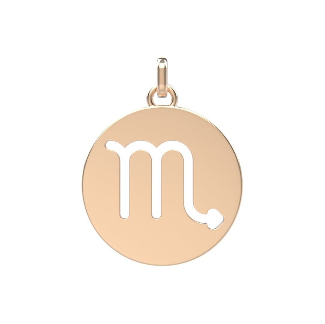 Médaille Scorpion - Création astrologique en or