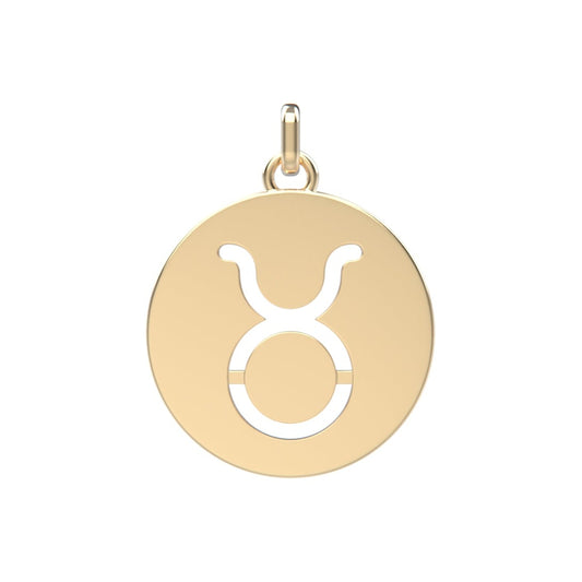Médaille Taureau - Signe astrologique or 18 carats ajouré | Médalhia