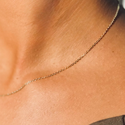 Chaîne Forçat Diamantée en or 18 carats – Médalhia