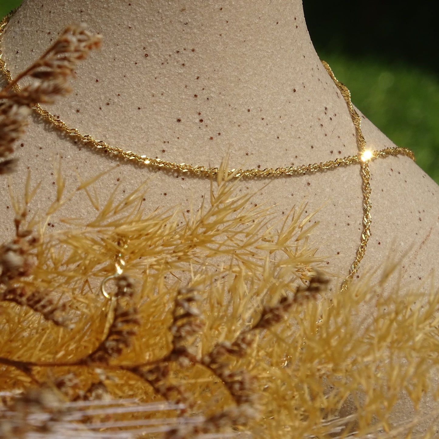 Chaîne en or 18 carats mailles Singapour - Atelier Paris | Médalhia