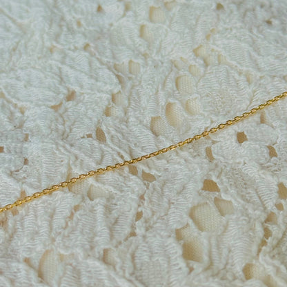 Chaîne en or 18 carats - Forçat diamantée