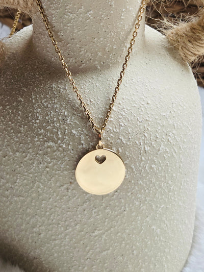 Venise - Médaille cœur ajourée en or 18 carats | Médalhia