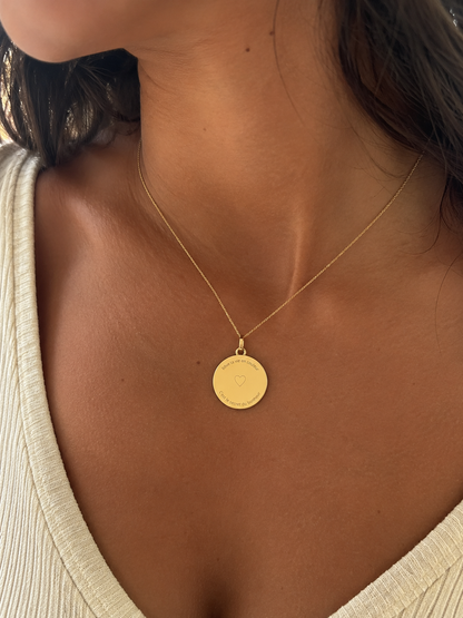 Matala - Médaille en or 18 carats personnalisable | Médalhia
