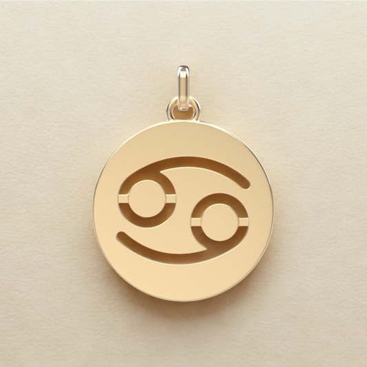 Médaille Cancer - En or 18 carats