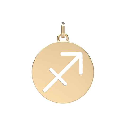 Médaille Sagittaire – En or ajourée