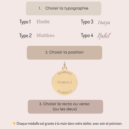Médaille Holbox – Précieuse et unique
